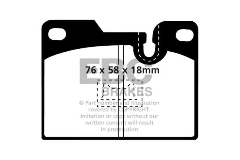 EBC RedStuff Rear Brake Pads - DP3346C