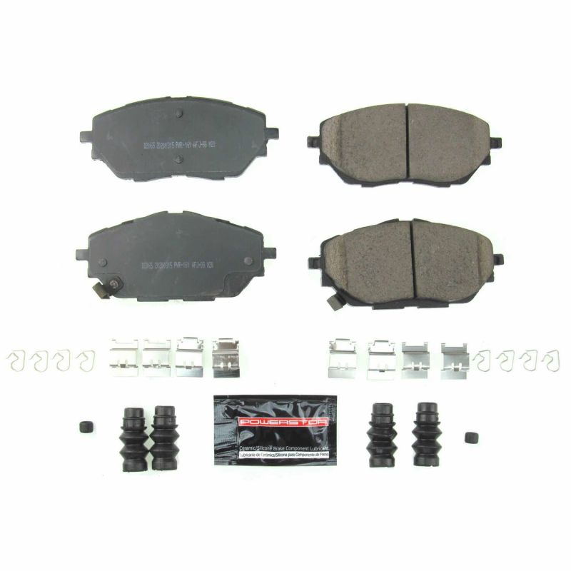 Power Stop 18-19 Toyota C-HR Front & Rear Z17 Evolution Geomet Coated Brake Kit