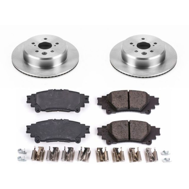 Power Stop 13-19 Lexus GS350 Rear Autospecialty Brake Kit PowerStop