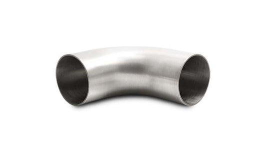 Vibrant Performance 90 Degree Brushed Mandrel Bend, 2.00in O.D, Length from Tangent: 3.23in, Stainless Exhaust & Custom Fabrication - Part 13346