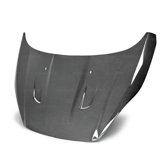 Seibon TM-style carbon fiber hood for 2014-2019 Ford Fiesta - HD14FDFI-TM Seibon