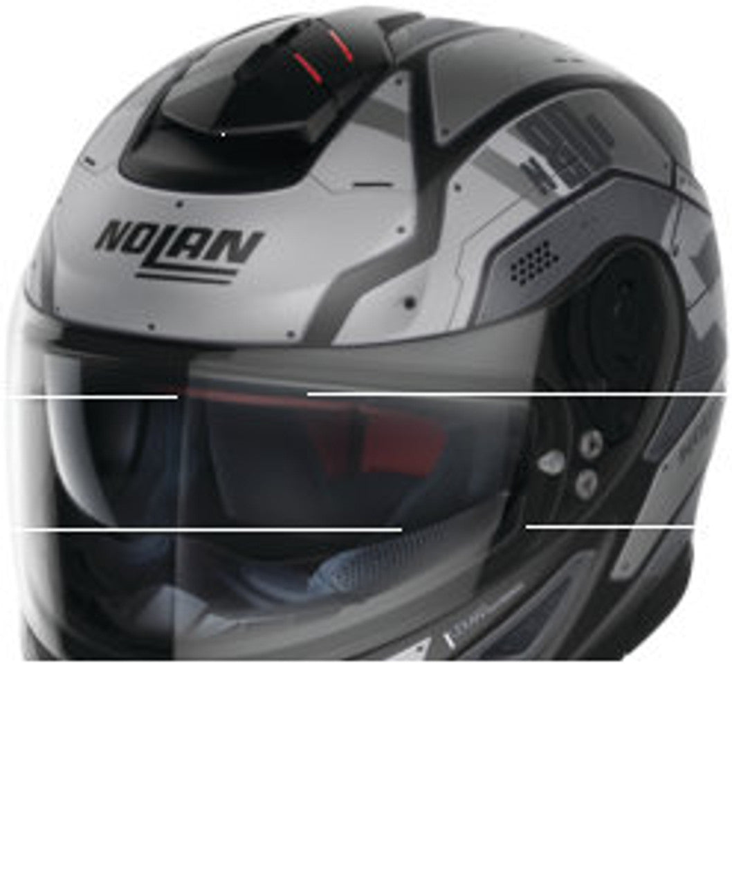 Nolan Helmets N80-8 Starscream Fltblkgry Lg