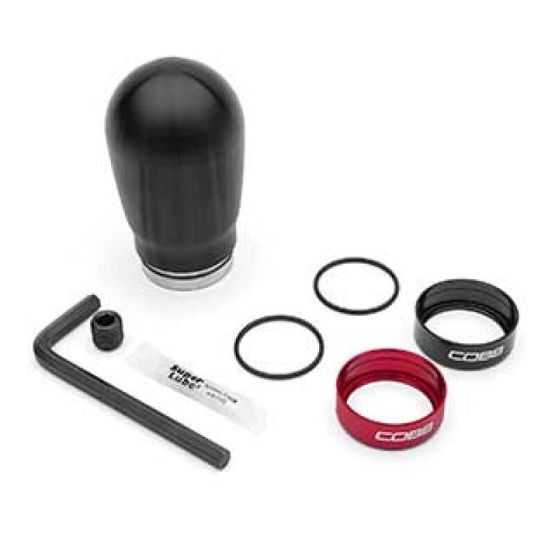 COBB 04-23 Volkswagen Golf GTI / 14-24 Volkswagen Golf R Tall Weighted Shift Knob - Black 2V1370-BK