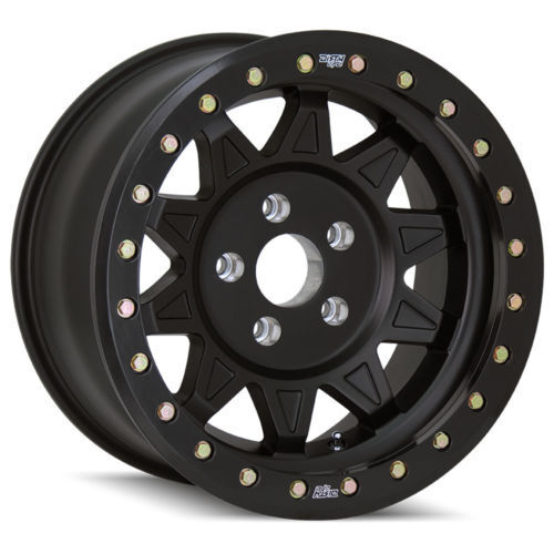 Dirty Life 9304 DT-2 17x9 / 5x127 BP / -12mm Offset / 78.1mm Hub Satin Gold Wheel - Beadlock
