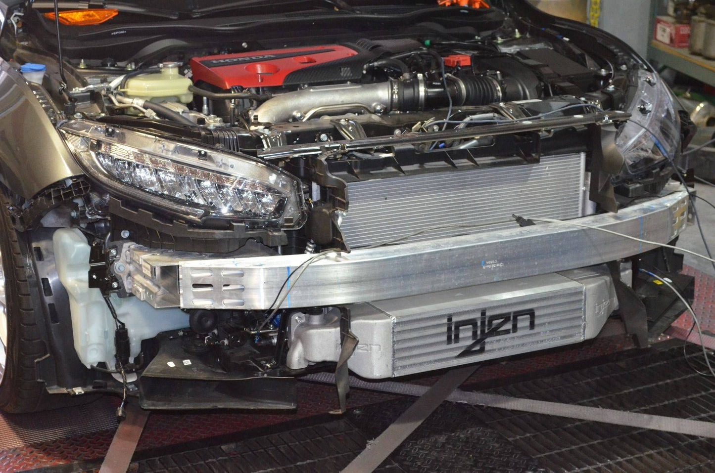 Injen 2017-2021 Honda Civic Type R 2.0L Turbo Front Mount Intercooler - FM1582I Injen