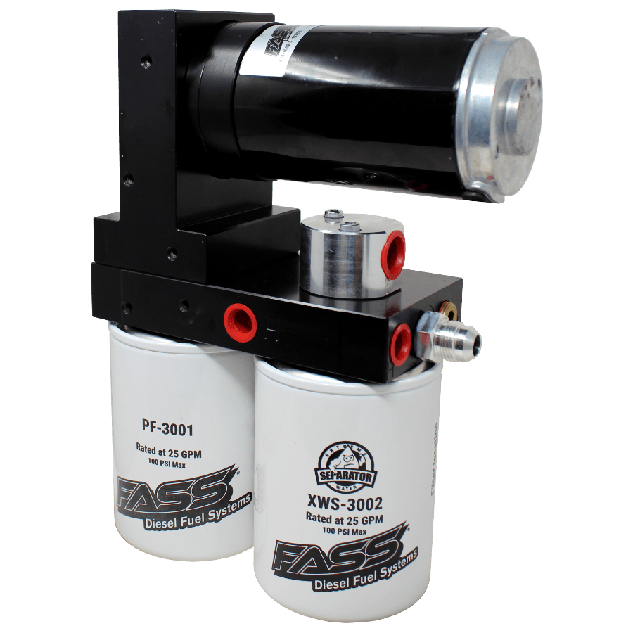 FASS Titanium Signature Series Diesel Fuel System 290GPH (8-10 PSI), GM Duramax 6.6L 2001-2016, 1,200-1,500hp, (TSC10290G)