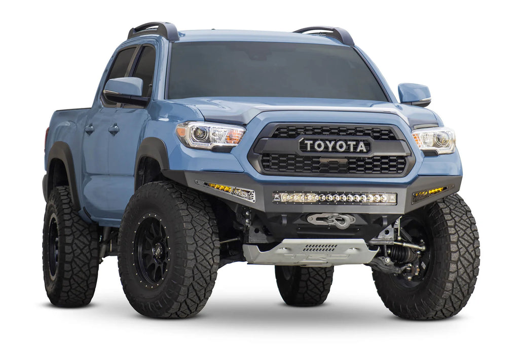 Addictive Desert Designs 2016-2023 Toyota Tacoma Honeybadger Winch Front Bumper - F687382730103