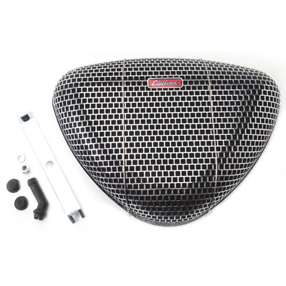 Edelbrock Pro-Flo 1000 Series Chrome Air Cleaner With Foam Element With 5-1/8" Air Horn - 1002 Edelbrock