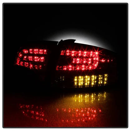 Spyder Audi A4 4Dr 06-08 LED Tail Lights Red Clear ALT-YD-AA406-G2-LED-RC