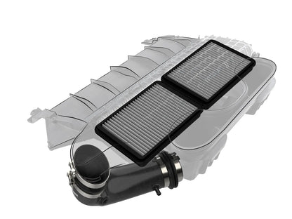 aFe Super Stock Carbon Fiber Induction System w/ Pro DRY S Filters for 2021-2024 RAM 1500 TRX - 55-10014DC aFe