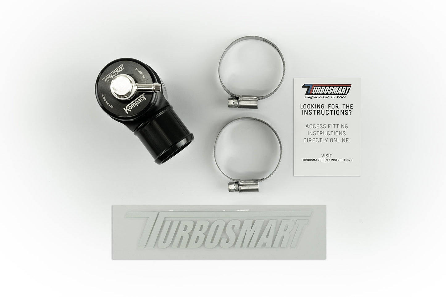 Turbosmart Kompact Plumb Back Valve (Diverter Valve), 34mm Fittings - TS-0203-1223 Turbosmart