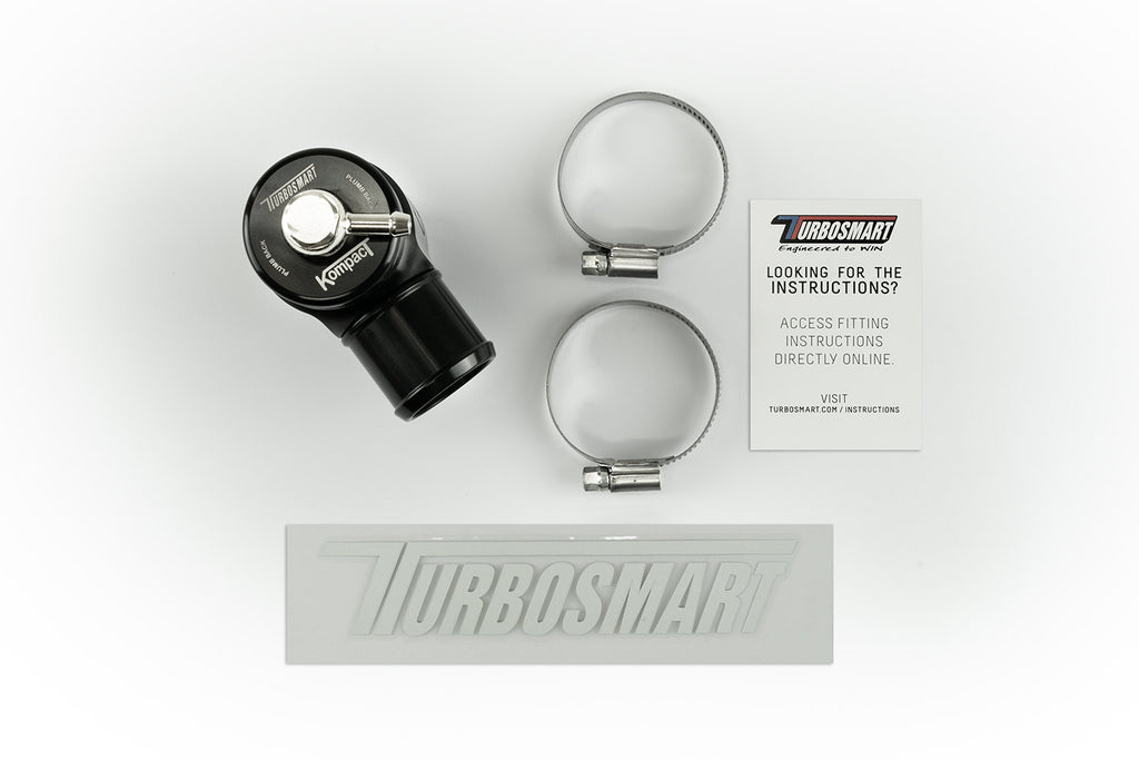 Turbosmart Kompact Plumb Back Valve (Diverter Valve), 34mm Fittings - TS-0203-1223