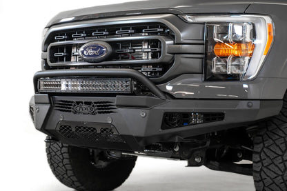 Addictive Desert Designs 2021-2023 Ford F-150 Honeybadger Front Bumper W/ Top Hoop - F197431040103 Addictive Desert Designs