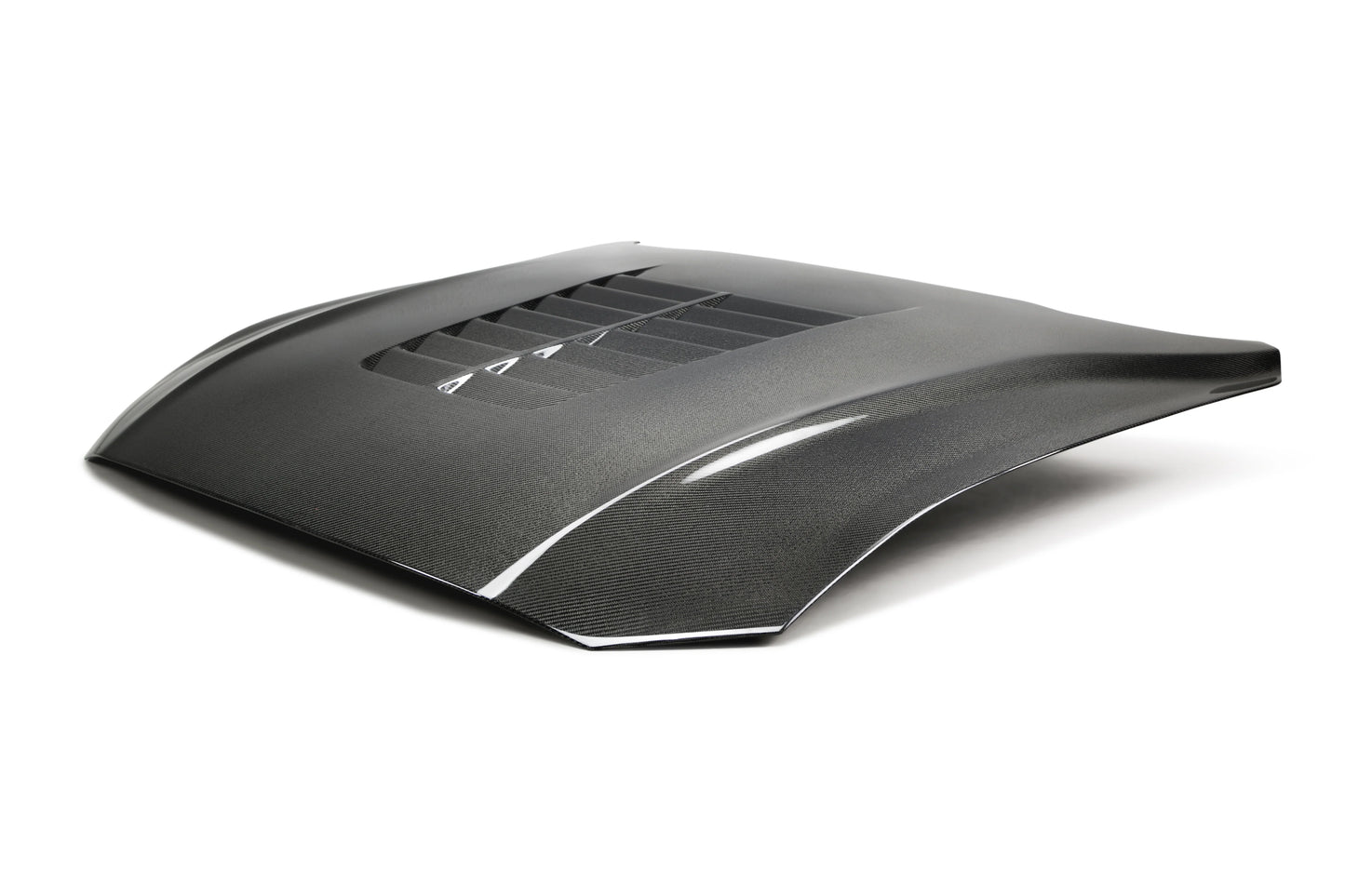 Anderson Composites 2018 - 2023 Ford Mustang Double-sided Type-GT5 Carbon Fiber Hood - AC-HD18FDMU-GT5-DS Anderson Composites