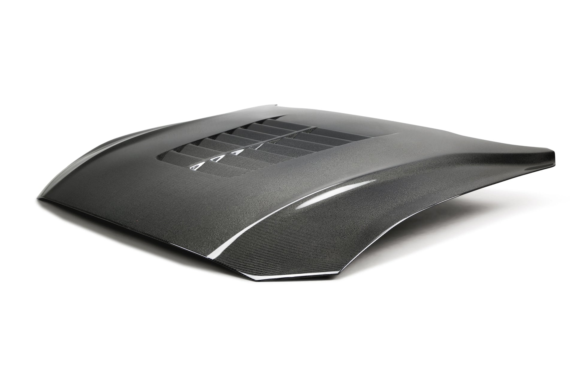 Anderson Composites 2018 - 2023 Ford Mustang Double-sided Type-GT5 Carbon Fiber Hood - AC-HD18FDMU-GT5-DS Anderson Composites