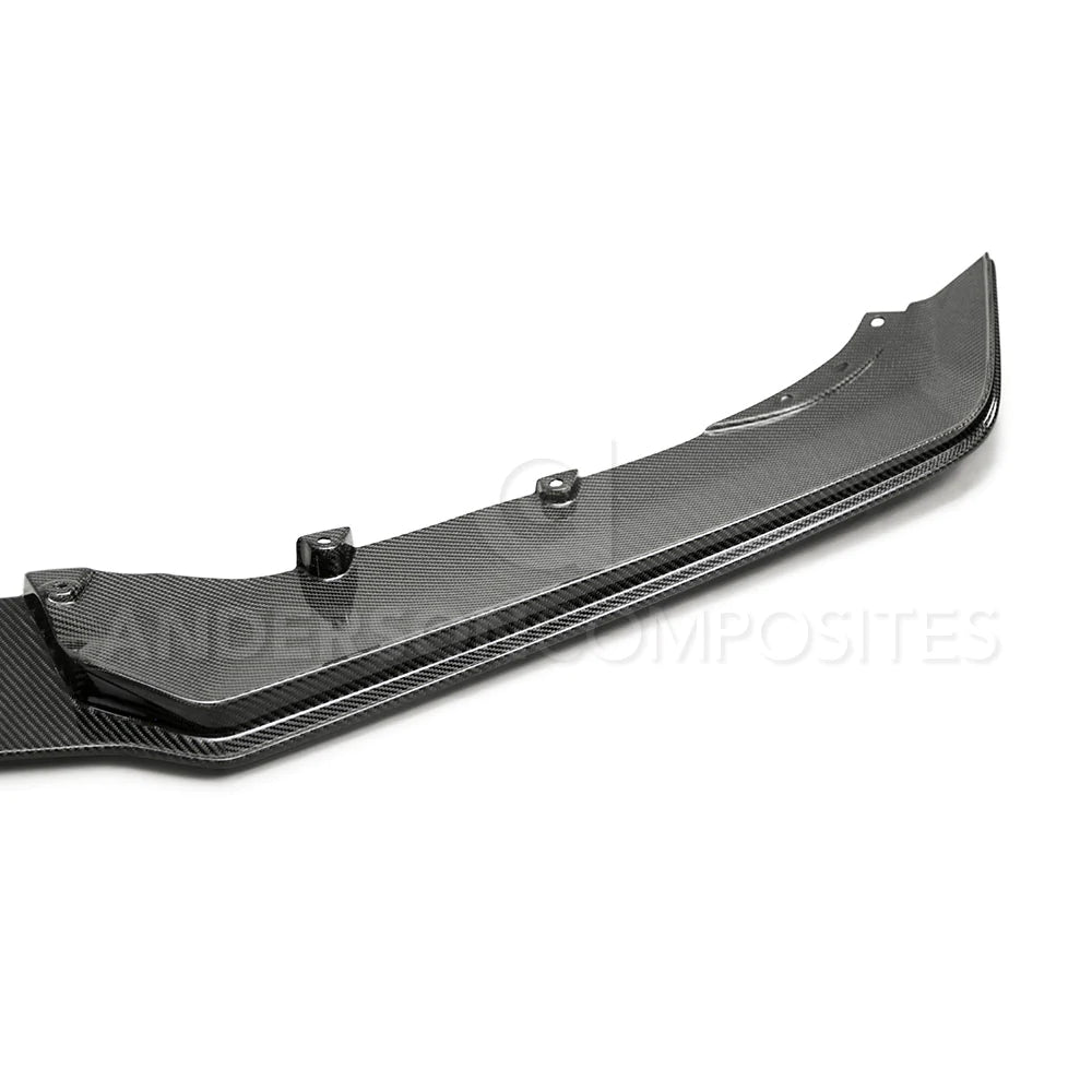 Anderson Composites 2019 - 2024 Chevrolet Camaro SS Type-SS Carbon Fiber Lower Front Chin Spoiler - AC-FL19CHCAMSS-SS