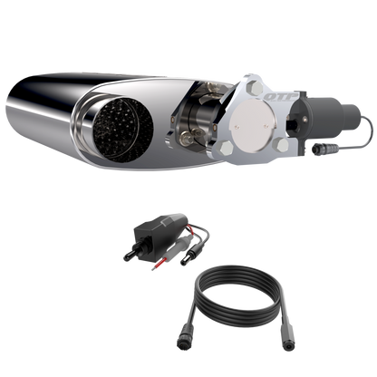 QTP 3.00 Inch Screamer Twintronic Muffler (Universal) - 13300C QTP