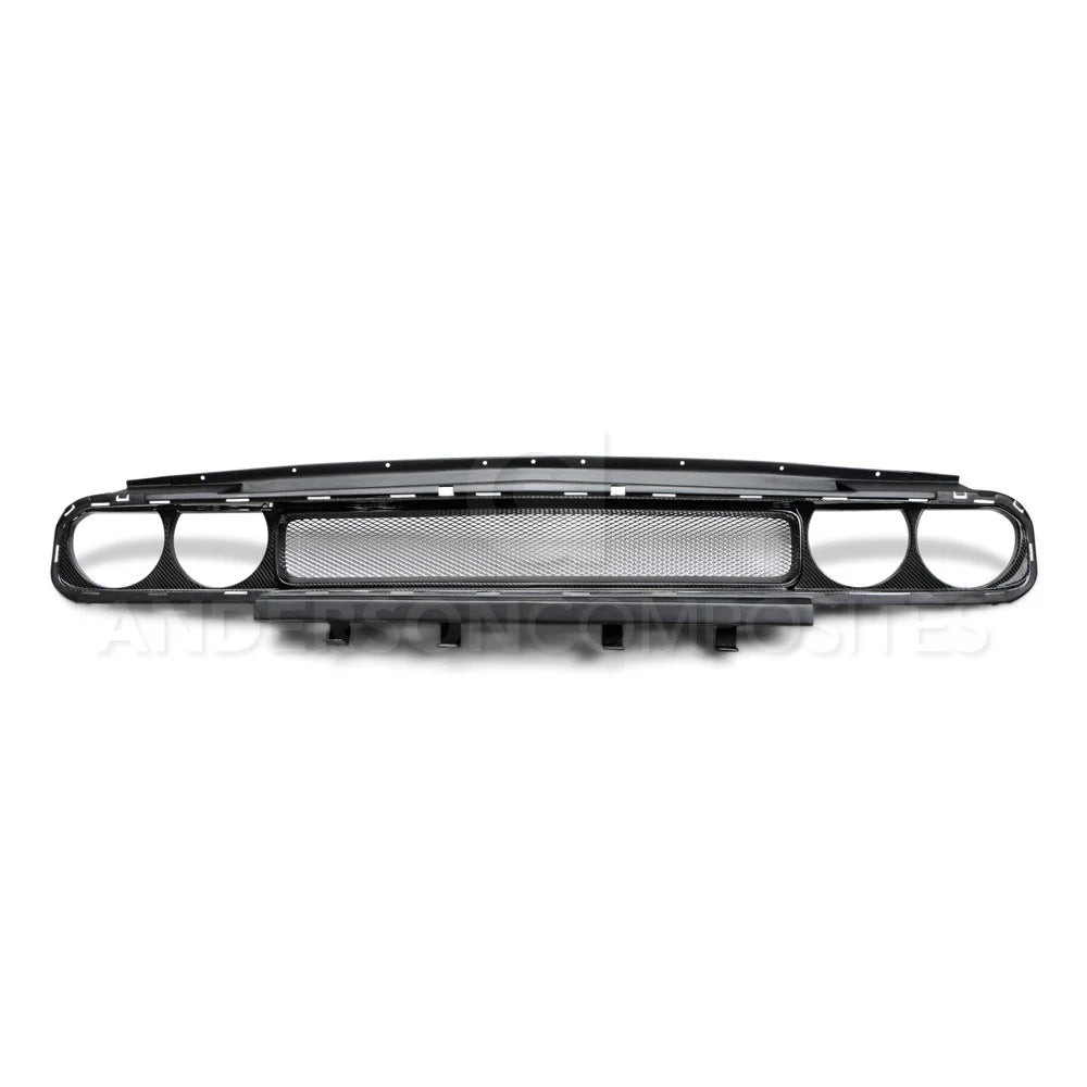 Anderson Composites 08-14 Challenger Carbon Fiber Front Grille - AC-FG0910DGCH-OE Anderson Composites