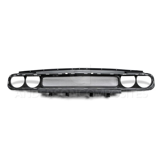 Anderson Composites 08-14 Challenger Carbon Fiber Front Grille - AC-FG0910DGCH-OE Anderson Composites