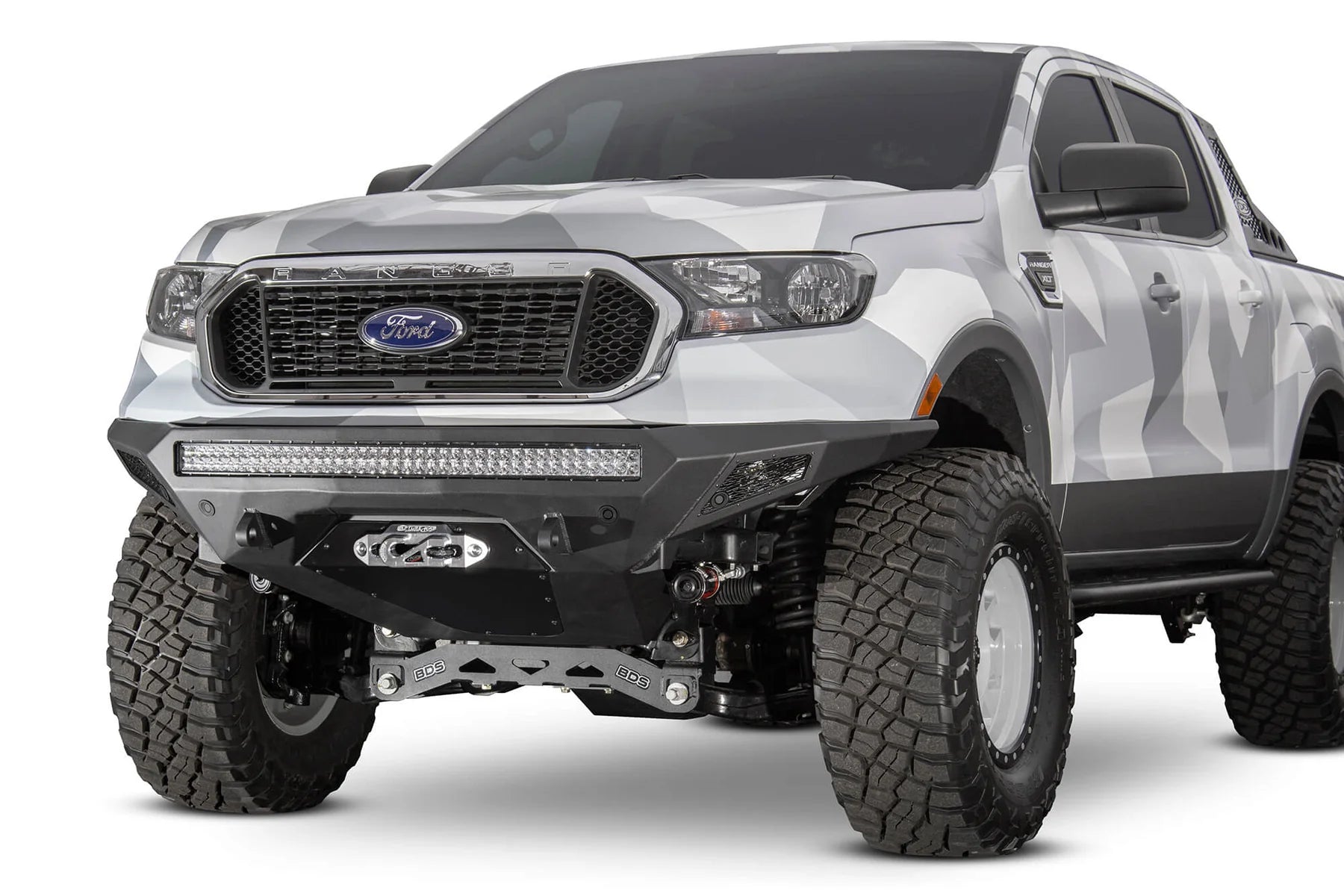 Addictive Desert Designs 2019-2022 Ford Ranger Stealth Fighter Front Bumper - F221423030103 Addictive Desert Designs