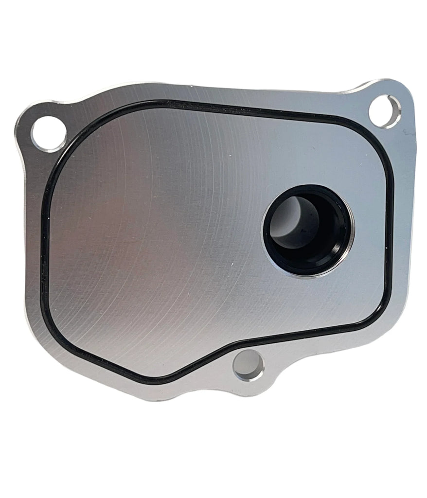 PLM Timing Chain Vented Tensioner Cover Plate AN10 Oil Return Honda K-Series - PW-TCCVR-K-AN10-V2