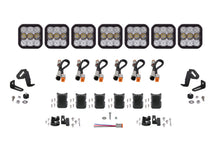 Load image into Gallery viewer, Diode Dynamics SS5 Sport Universal CrossLink 7-Pod Lightbar - White Combo