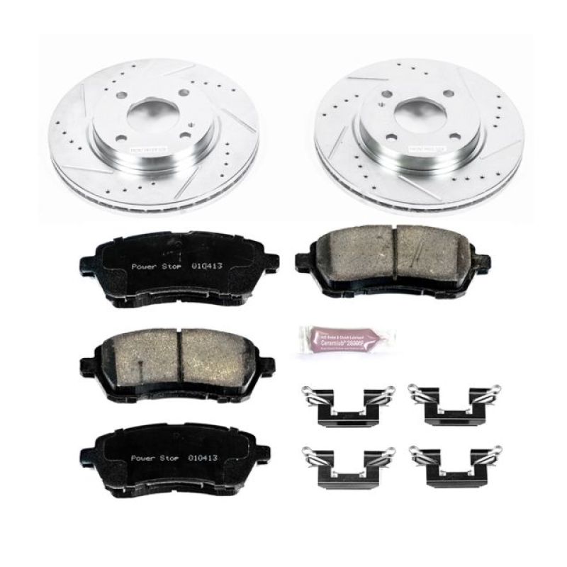 Power Stop 11-19 Ford Fiesta Front Z23 Evolution Sport Brake Kit PowerStop