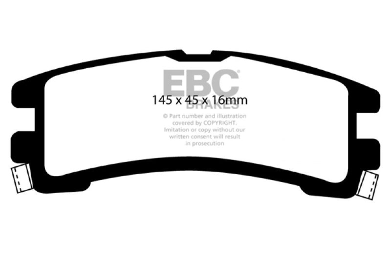 EBC Ultimax2 Rear Brake Pads - UD401 EBC