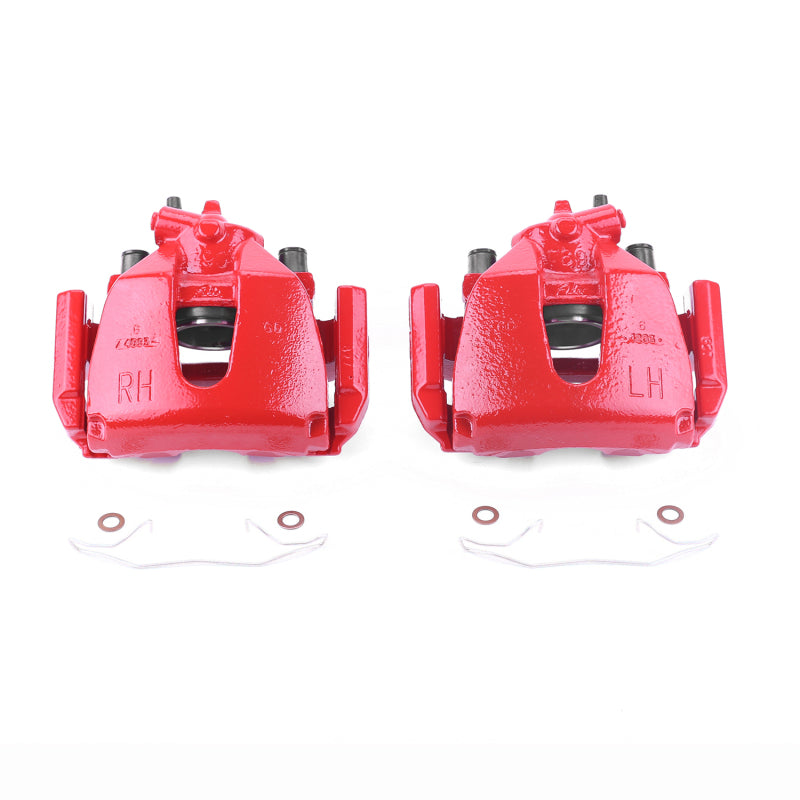 Power Stop 05-07 Ford Focus Front Red Calipers w/Brackets - Pair PowerStop