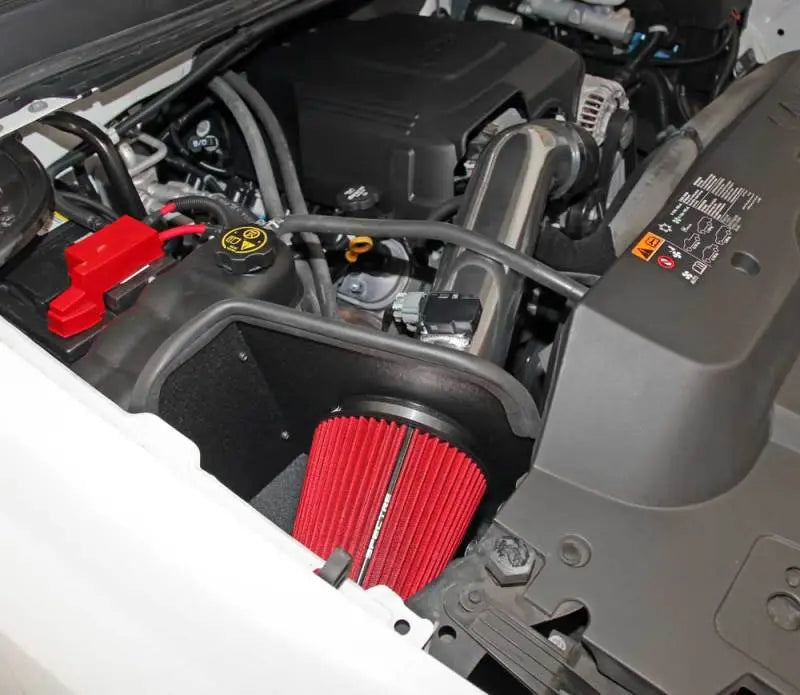 Spectre 11-13 GM 2500HD/3500HD V8-6.0L F/I Air Intake Kit - Polished w/Red Filter Spectre