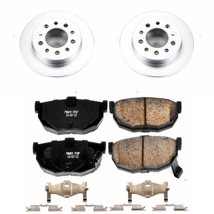 Power Stop 03-08 Hyundai Tiburon Rear Z17 Evolution Geomet Coated Brake Kit PowerStop