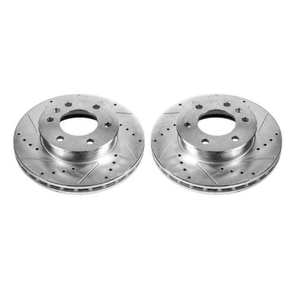 Power Stop 07-09 Dodge Sprinter 2500 Front Evolution Drilled & Slotted Rotors - Pair PowerStop