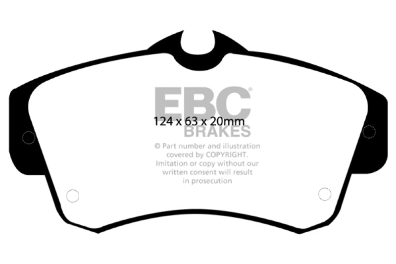 EBC RedStuff Front Brake Pads - DP31357C EBC