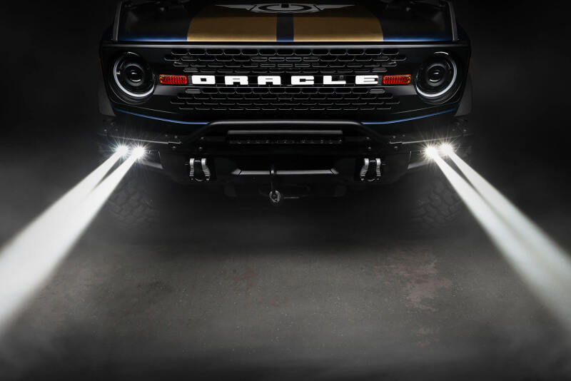 Oracle Lighting 21-24 Ford Bronco Off Road Laser and LED Fog Light Kit for Steel Bumper