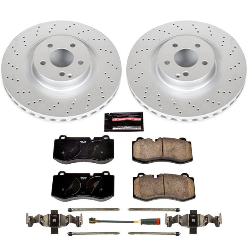 Power Stop 09-14 Mercedes-Benz CL550 Front Z23 Evolution Sport Coated Brake Kit PowerStop