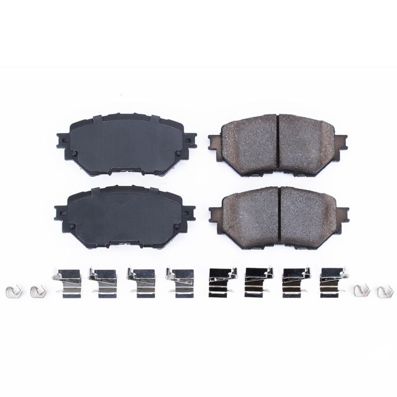 Power Stop 14-17 Mazda 3 Front Z17 Evolution Ceramic Brake Pads w/Hardware PowerStop