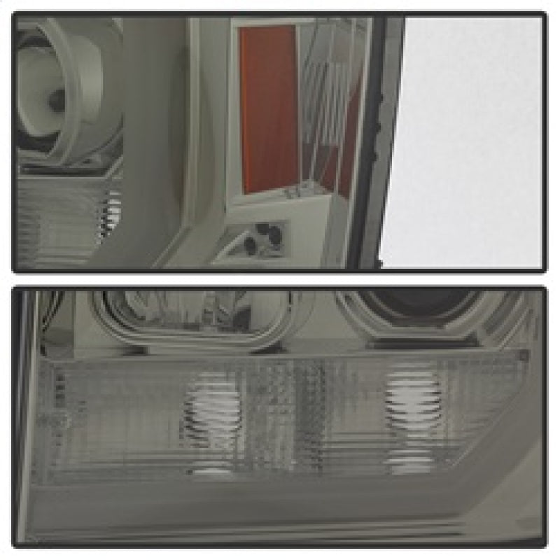 Spyder GMC Sierra 1500/2500/3500 07-13 V2 Projector Headlights - Smoke PRO-YD-GS07V2-LBDRL-SM SPYDER