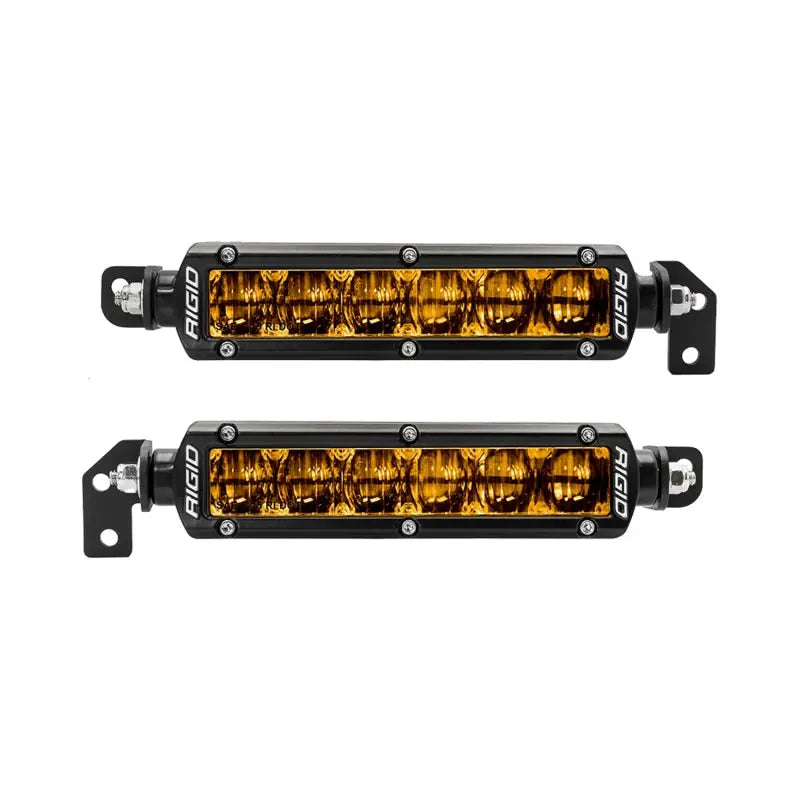 Rigid Industries 2022+ Toyota Tundra 6in SR-Series Selective Yellow Fog Light Kit Rigid Industries