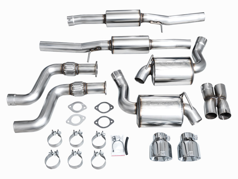 AWE 2023 Nissan Z RZ34 RWD Touring Edition Catback Exhaust System w/ Chrome Silver Tips AWE Tuning