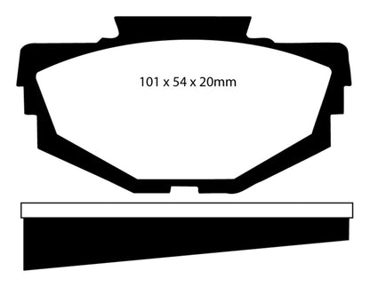 EBC GreenStuff Front Brake Pads - DP2155 EBC