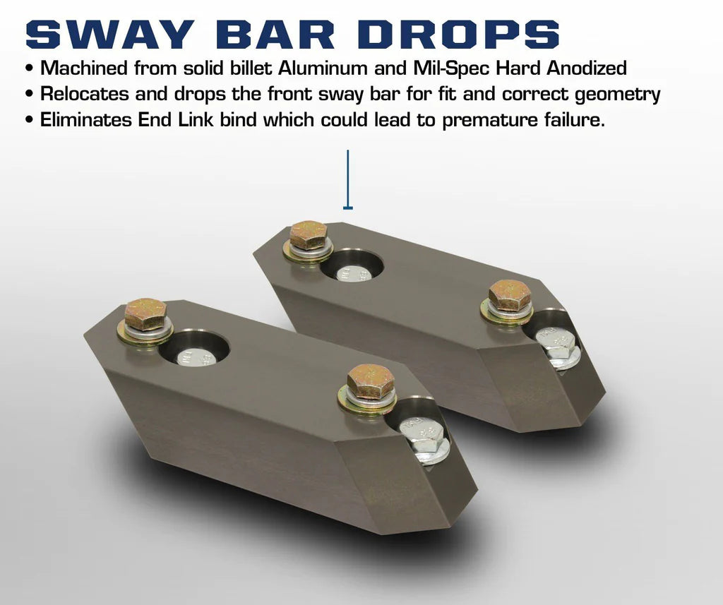 2014-2023 Dodge Ram 2500/3500 4x4 Carli Sway Bar Drop Bracket (3.25" Lift) CS-DSBD-14