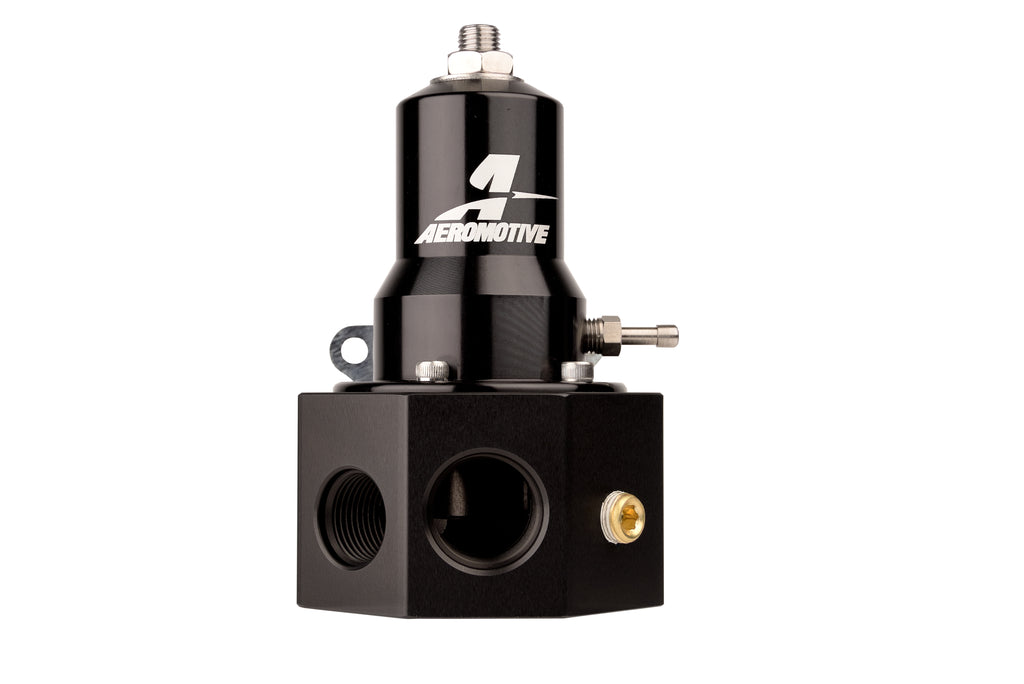 Aeromotive Adjustable Fuel Pressure Regulator 30-120PSI .313 Valve -3x -8 / 1x -10 Inlet -10 Return P/N 13145 Aeromotive