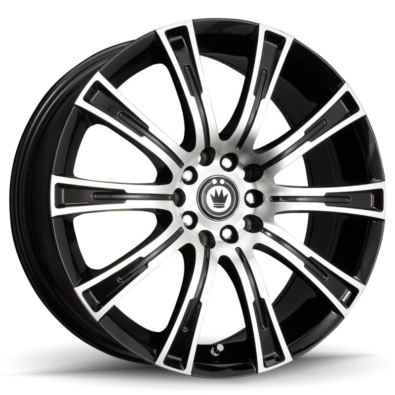 Konig Crown 17x7.5 5x105/114.3 ET40 Black Machine Face