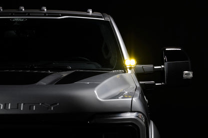 Morimoto 2Banger Ditch Light Kit: 23+ Super Duty (NCS White Combo Beam)