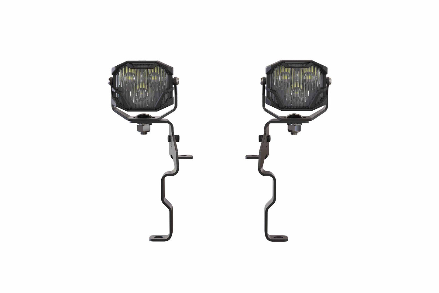 Morimoto 4Banger Ditch Light Kit: 23+ Super Duty (NCS White SAE Wide Beam)