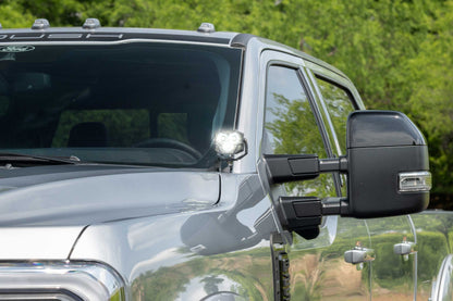 Morimoto 4Banger Ditch Light Kit: 23+ Super Duty (HXB Yellow SAE Wide Beam)