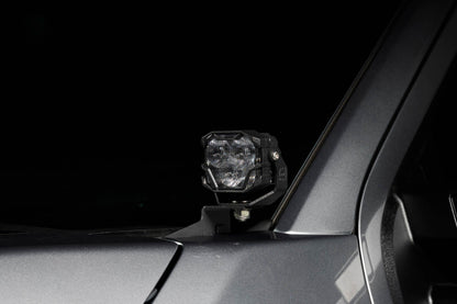 Morimoto 4Banger Ditch Light Kit: 23+ Super Duty (HXB Yellow SAE Wide Beam)