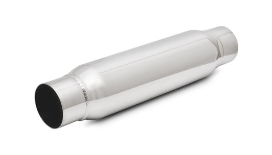 Vibrant Performance Bottle Style Resonator, 2.25in inlet/outlet x 12in long, Universal Performance Exhaust, for Custom Builds - Part 1790