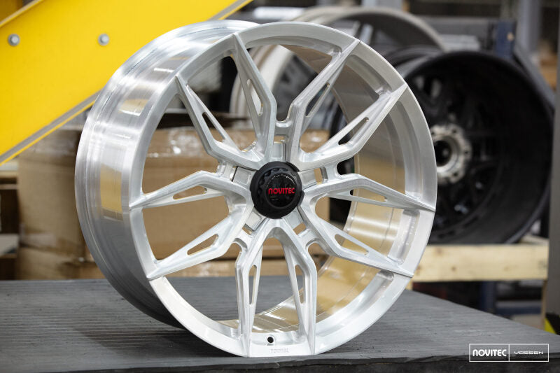 Vossen x Novitec NF11 20x9 ET:39 Brushed - Gloss Clear Maserati MC20 Front Wheel