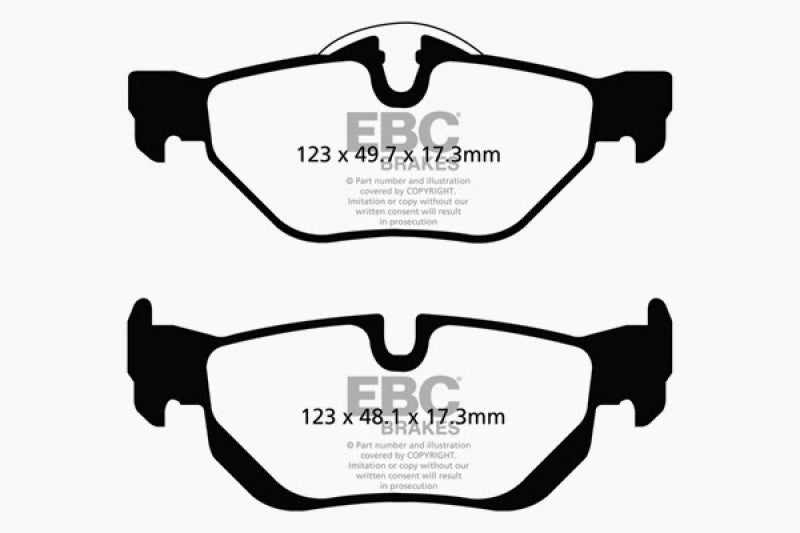 EBC BlueStuff Rear Brake Pads - DP52069NDX